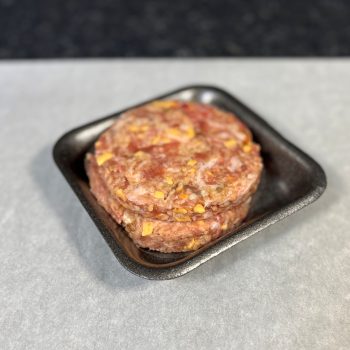2 Cheese & Chutney burgers