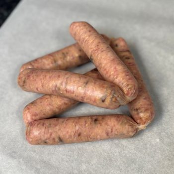 6 Pork, Cranberry & Onion sausages