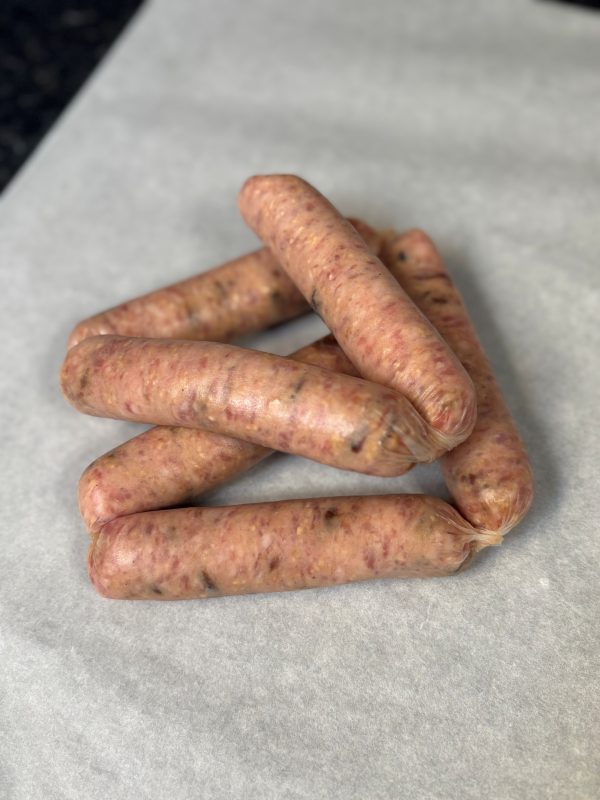 6 Pork, Cranberry & Onion sausages